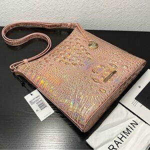 Brahmin Katie ROSE GOLD MELBOURNE W/Front & Back Eye GORGEOUS NWT